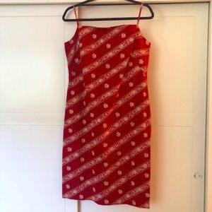 Jones & Co. Stretch Dress, Red, Sz. 10